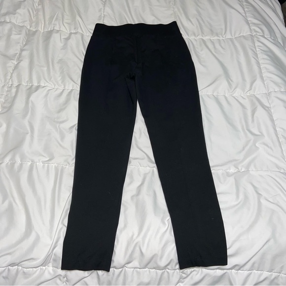 Banana Republic Leggings Zipper Pockets Wide Band Black Size Small - Picture 5 of 6